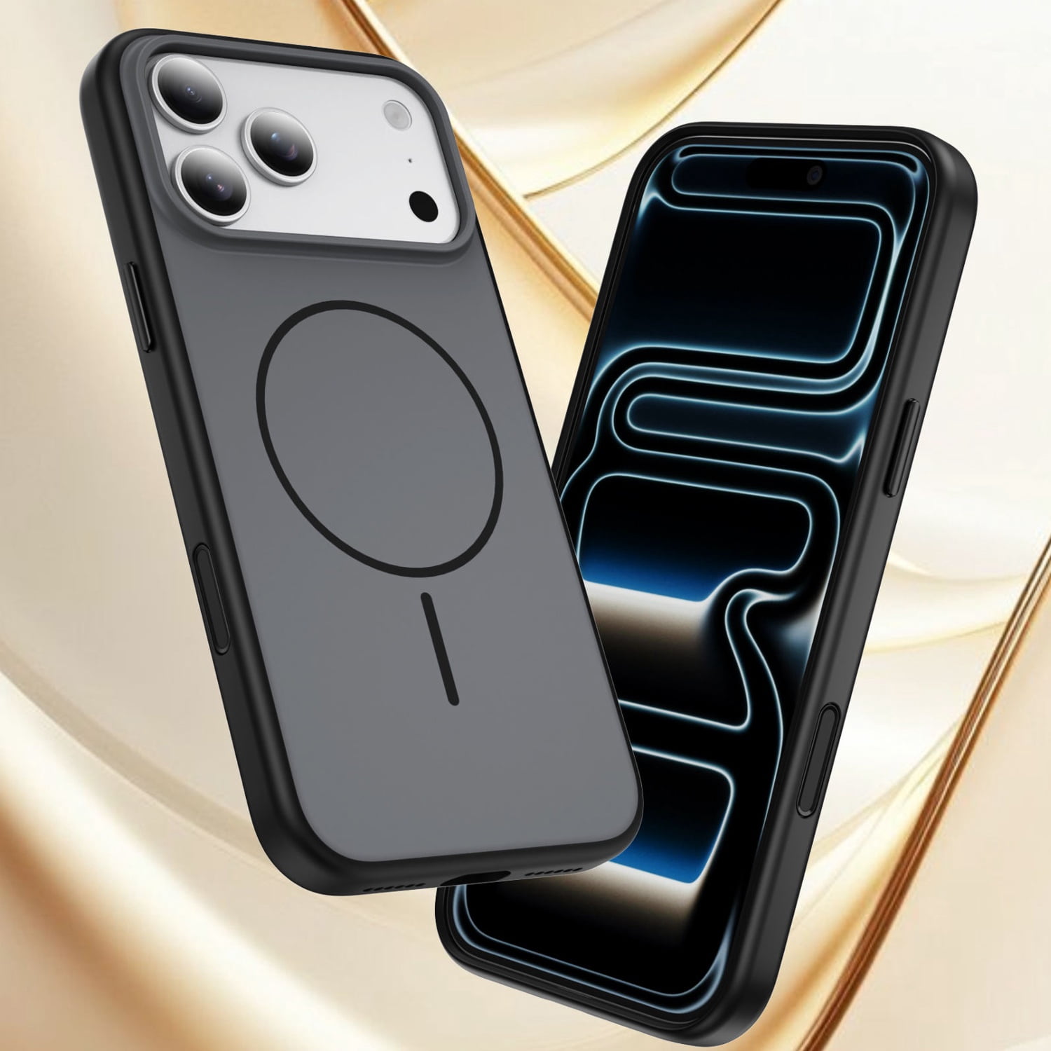 Silken Guard MagSafe Case for iPhone 17 Pro - Black