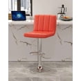 thumbnail image 1 of Banco Respaldo Alto EKE Life Home Barra Desayunador Cocina Giratorio Rojo 8152, 1 of 4