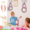 thumbnail image 7 of Fwttom Easter Wreath, Bunny Shaped Easter Decorations, Holiday Spring Wreaths for Front Door, Patio & Porch, Multicolor, 7 of 7