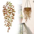 thumbnail image 2 of Artificial Potted Faux Hanging Plants, Ongmies 1Pc Fake Plants Eucalyptus, UV Resistant Fake Vines Ivy Artificial Plants Outdoor Faux Plants Indoor Bedroom Living Room Porch Shelf Decor, 2 of 9