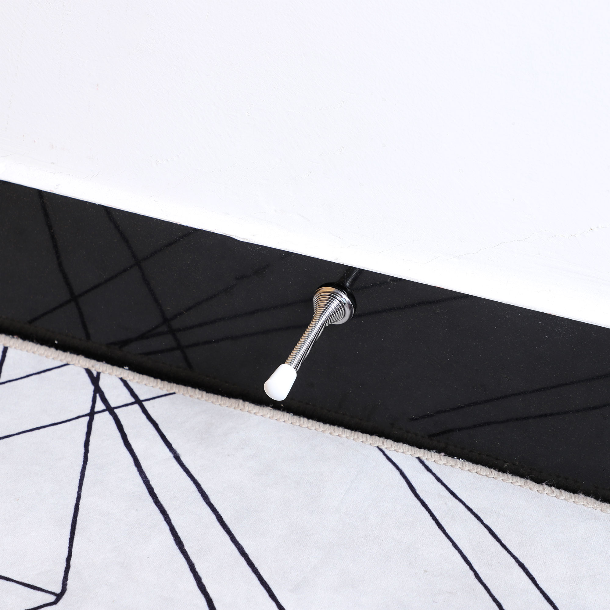 Uxcell Flexible Spring Doorstops Door Stop Hardware Walls and Doors