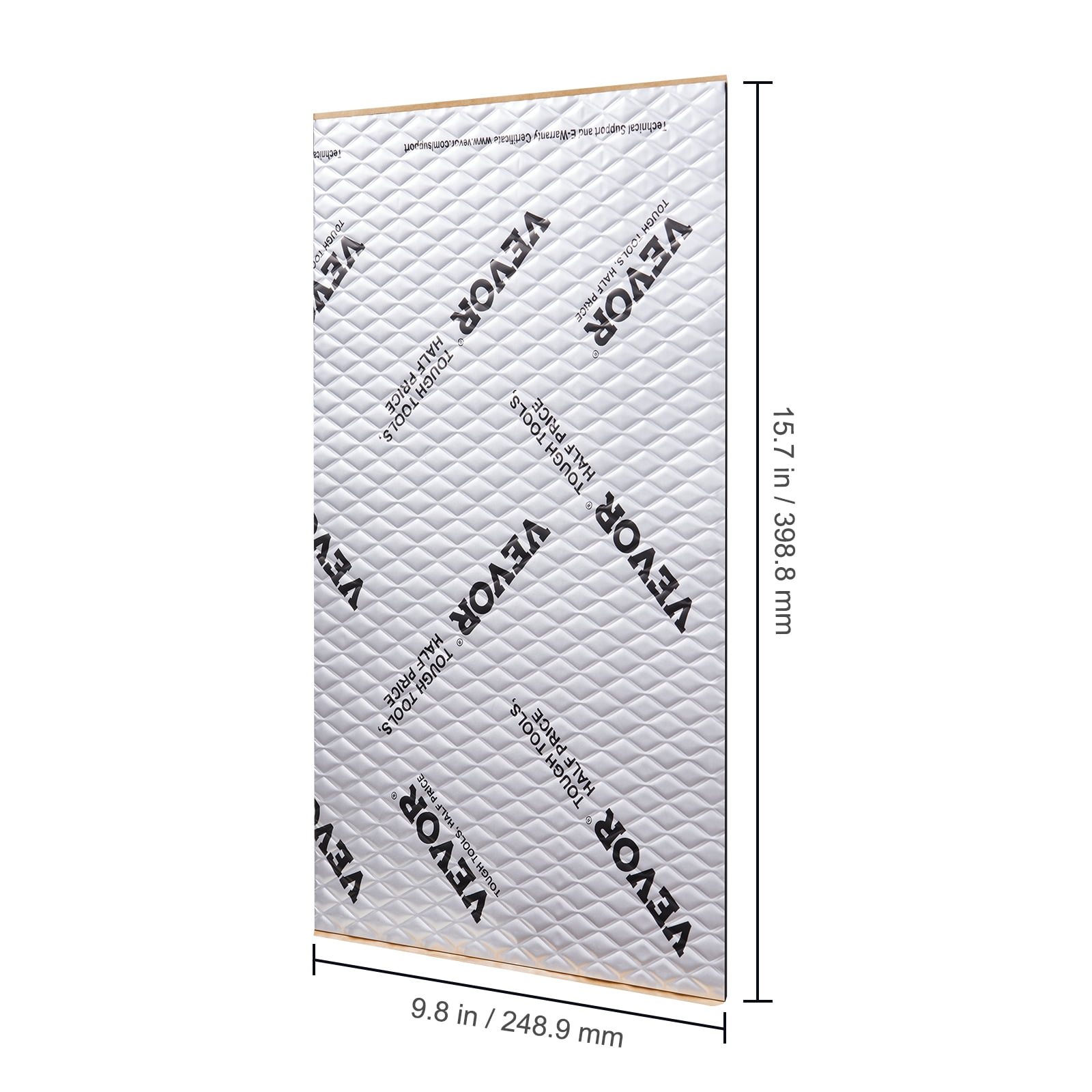 VEVOR Car Sound Deadening Mat, 50 mil 52 sqft Car Sound Dampening Material, Butyl Automotive Sound Deadener, Noise Insulation and Vibration Dampening Material for Car