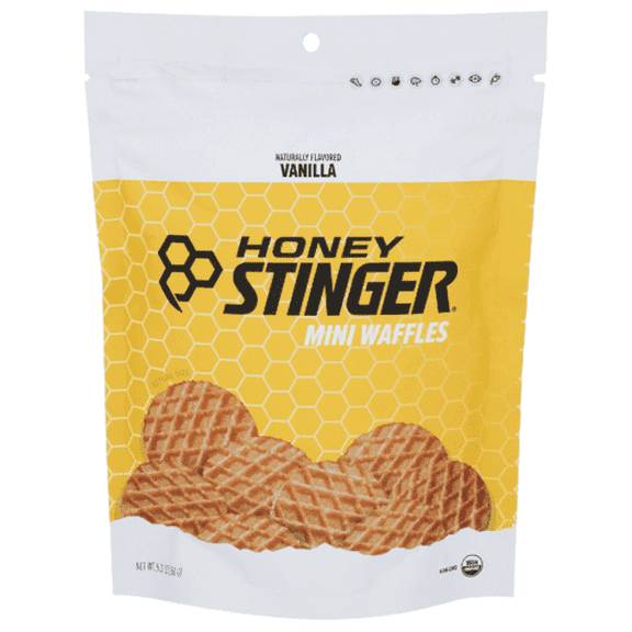 Honey Stinger Organic Vanilla Mini Waffles 5.3 oz - Pack of 2