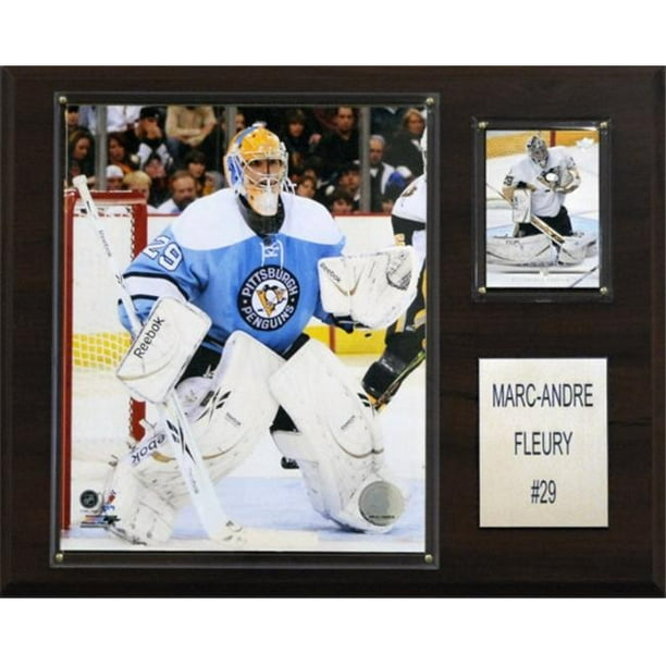 C & I Collectables 1215MAFLEURY NHL Marc-Andre Fleury Pittsburgh Pingouins Joueur Plaque