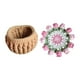 thumbnail image 1 of Kit de crochet para principiantes, posavasos de flores de crochet, regalo de hilo fácil, completamente hecho a mano Rosa, 1 of 9