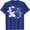Z76-Blue, variant on YUEHUA Women’s Fish Print T-Shirt, Short Sleeve Crew Neck Casual Tee, Art Graphic Top for Everyday & Spiritual Style