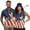 American Flag Butterfly, variant on Aplkyhs American Flag Eagle Matching Golf Shirts for Couple Quarter Zip His and Hers Golf Shirts Matching Moisture Wicking Mens Hawaiian Shirt Lapel Design Golf Accessories for Men