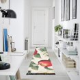 thumbnail image 4 of Yayeee Runner Rug for Bedroom 2'x6' Machine Washable Hallway Non Slip Mat, Apples Flower Pattern, 4 of 8