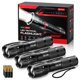 thumbnail image 1 of Linterna táctica KELME High Lumens, paquete de 3 unidades, impermeable, 1 of 8