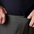 thumbnail image 4 of Haggar Men's Premium Comfort Classic Fit Pleat Front Pant Reg. and Big & Tall Sizes Standard 38W x 31L Charcoal, 4 of 6