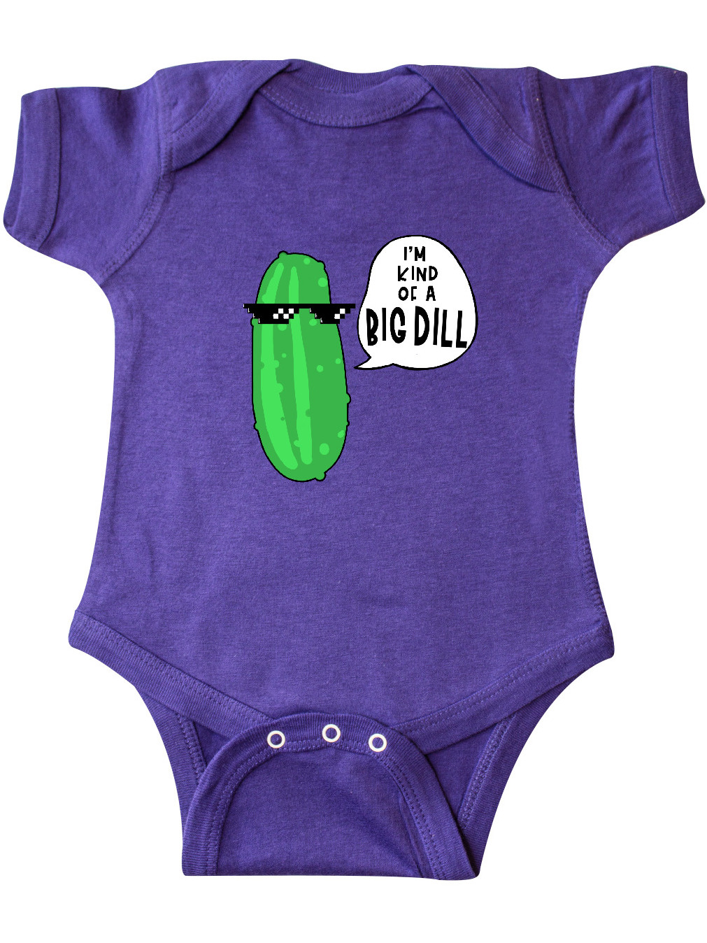 INKtastic I'm Kind of a Big Dill Pickle with Sunglasses Infant