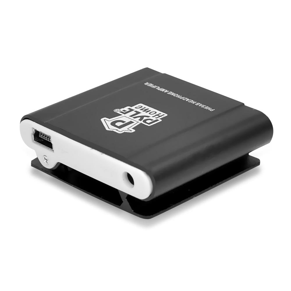 PYLE PHE5AB - Bass Boosting Portable Headphone Amplifier (Black Color)