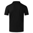 thumbnail image 2 of Azrian Unisex Dry-Fit Active Shirts,Solid Sports Quick Dry Shirt Men's And Women's Short Sleeve V-neck Top/Shirt, 2 of 4