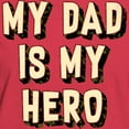 thumbnail image 3 of CafePress - My Dad Is My Hero Women's Dark T Shirt - Women's Traditional Fit Dark T-Shirt, 3 of 4