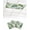 Green,Brown,White, variant on 3 Pack Fluorescent Light Cover for Ceiling Lights, Green Monstera Leaves Magnetic Classroom Light Filters 4x2 Feet, Vintage Tropical Summer Botanical Decorative Ceiling Shade Panel for Office