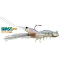 thumbnail image 2 of Live Target SSJ85SK913 Fleeing Shrimp Soft Plastic Jig 3 1/2 in - Glow, 2 of 8