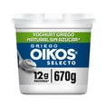 thumbnail image 1 of Yogurt Griego Oikos Selecto Natural 12g de Proteína Sin Azúcar Añadida 670g, 1 of 5