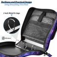 thumbnail image 4 of FORMRS Zipper Binder with Shoulder Strap 2-inch Ring 500 Sheet Capacity File Bag, Blue Road, 4 of 5