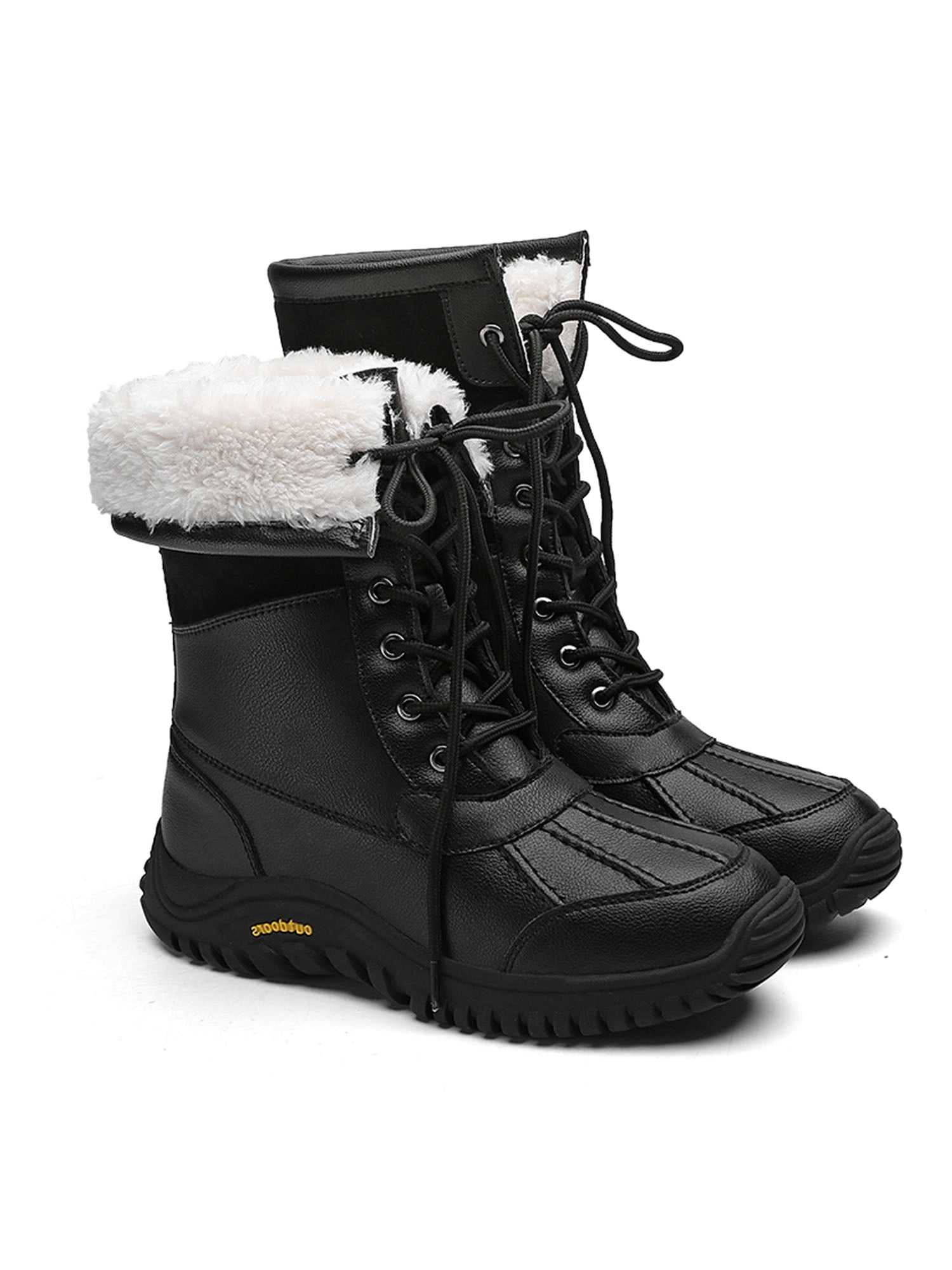Tanleewa Fur Lining Women’s Winter Boots Waterproof Snow Boots 6 Female ...
