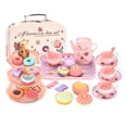 thumbnail image 2 of Juguete Juego de Té para Niñas, Juego de Té para Niños, Juego de Té de Princesas, Juego de Té de Hojalata para Niños, Tazas, Tetera, Pasteles de Plástico AMMAO TOY230209-1486toy, 2 of 2
