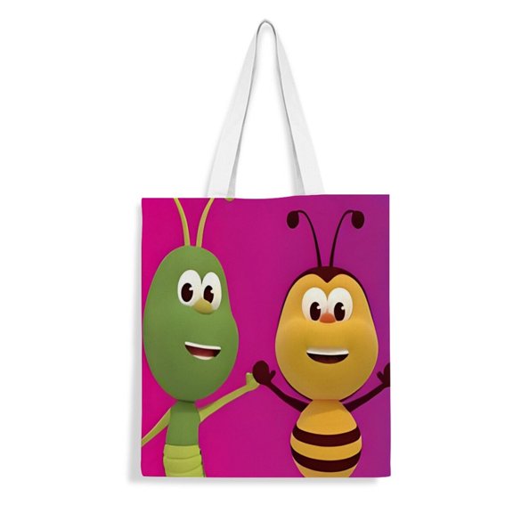 Bichikids handbag 13.8×15.8 inches made of canvas material durable and stylish showcasing personal style