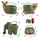 thumbnail image 3 of Pequeña Maceta Suculenta con Drenaje, Maceta de Cerámica para Animales, Planta de Interior, Maceta de Bonsái de Cactus, para Decoración del Hogar, 3 of 5
