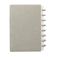 Martha Stewart Junior Discbound Notebook with Pocket, Ivory Pages, Soft