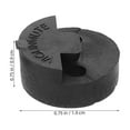 thumbnail image 2 of TABLZONE 10Pcs Black Round Rubber Violin Practice Mute Easy Attach Sound Reducer Violin Tool, 2 of 6