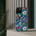 thumbnail image 3 of DistinctInk Clear Hybrid Case for Apple iPhone 12 Mini (5.4" Screen) - Spring Blossoms: Vibrant, Minimalistic Floral Pattern - Shockproof Protection, 3 of 8