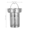 thumbnail image 2 of LOLIPPYY Stainless Steel Tea Strainer Fine Mesh Infuser for Home Use Silver Easy to Clean 2.5 in, 2 of 8