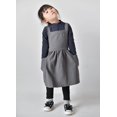thumbnail image 2 of Enfants Japonais Coton Lin Tablier Cuisine Uniforme de Cuisson avec Poche, 2 of 4