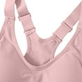 thumbnail image 5 of Sports Bras for Women High Support, Adjustable Straps High Impact Molded Cup Sports Bra with Sewn in Pads Pink 32, 5 of 5