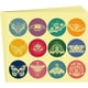 thumbnail image 4 of 120 pegatinas redondas de luna de 2 pulgadas, autoadhesivas, con diseño de sol, luna, estrella, flor, sellos de certificado en relieve, decoración de medallas., 4 of 5
