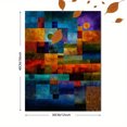 thumbnail image 3 of Geometric Abstract Textured Canvas Wall Art，Hotel Lobby Living Room Bedroom Decor, 3 of 8