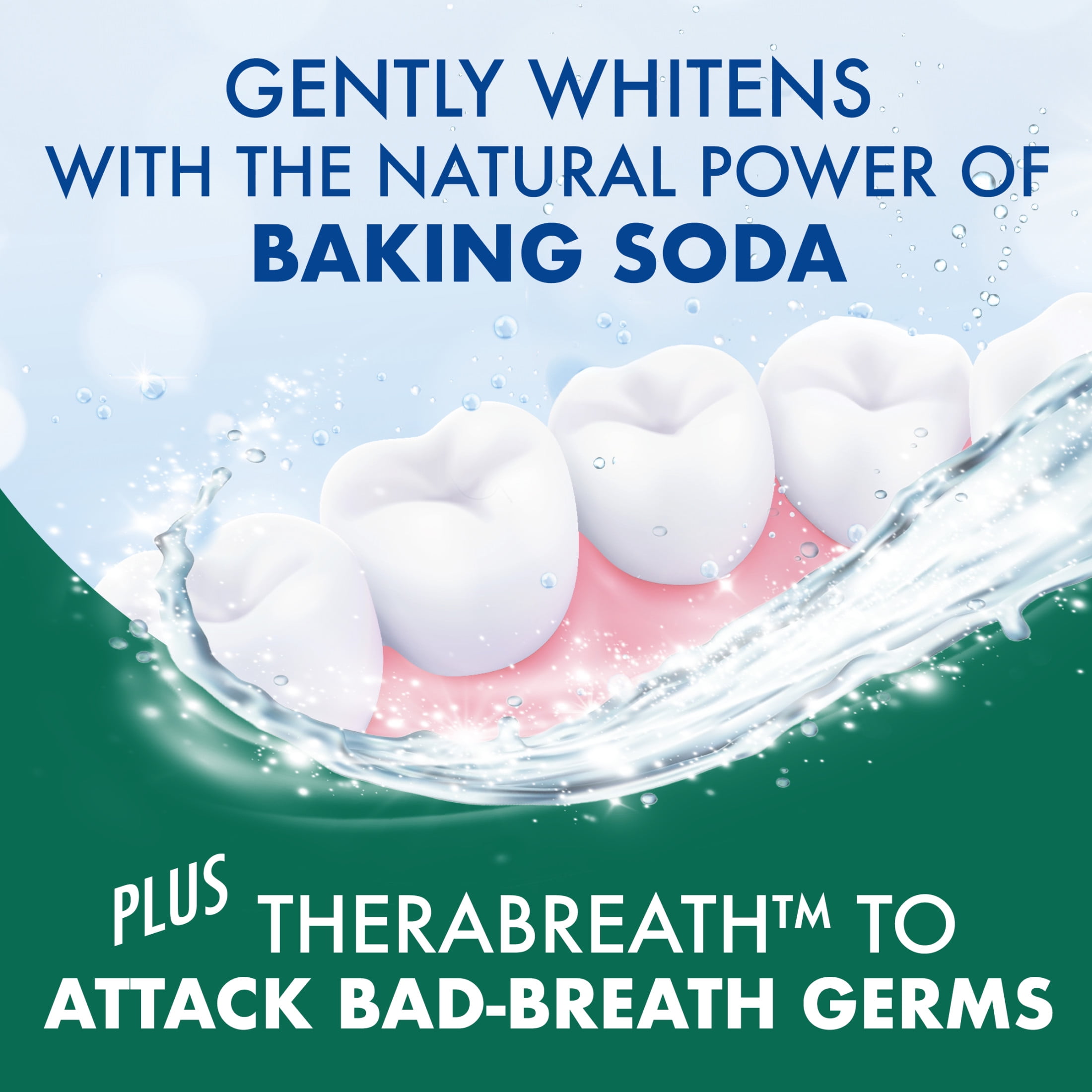 Arm & Hammer Plus TheraBreath Whitening Anticavity Toothpaste, Icy Mint Flavor, 5.5 oz, 2 Pack