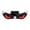 Red-2Pcs, variant on Solar Eye LED Car Window Light, 2PCS No Drill Eyes Warning Light with Solar & USB Charging for Cars Windshield Rear Window, SUVs, Trucks