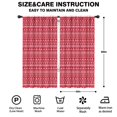 thumbnail image 2 of Blackout Kids Curtains,Red Christmas Pattern Childrens Insulated Curtains Set Of 2,Bedroom Essentials,Toddler Room Decor 42"x84", 2 of 5
