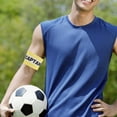 thumbnail image 1 of OULII 5Pcs Adjustable Elastic Captain Armband in Assorted Colors for Soccer Team Use, 1 of 6