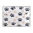 thumbnail image 5 of Yayeee Area Rugs for Living Room 5.2'x4' Non Slip Washable Bedroom Floor Carpet, Black Cat Paw, 5 of 5