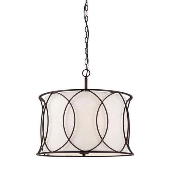 ICH320A03ORB20-Canarm Inc-Monica - 3 Light Chandelier-17.5 Inches Tall and 20.5 Inches Wide
