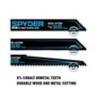 thumbnail image 3 of Bi-Metal 6" 18 TPI Reciprocating Saw Blades -, 5 Pack - Spyder Products 200303, 3 of 5