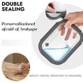 thumbnail image 3 of Recipientes de vidrio para almacenamiento de alimentos BOROHOUSE, 10 piezas, 1,3 L y 400 ml, 3 of 8