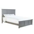 thumbnail image 2 of AFI Madison King Solid Wood Low Profile Platform Bed with Matching Footboard, Grey, 2 of 8