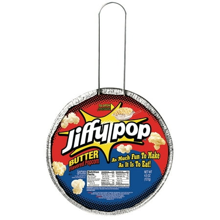 (4 Pack) Jiffy Pop Butter Flavored Popcorn, 4.5