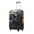 thumbnail image 2 of Haiem Flower Field Skull Luggage Cover Printed Suitcase Covers for Luggage Elastic Washable Suitcase Protector Fits 18-32 Inch Luggage-Medium, 2 of 9