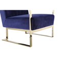 thumbnail image 2 of Pangea Home Dexter Lounge Chair Velvet Navy, 2 of 12