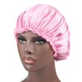 thumbnail image 2 of XIANXIAN Womens Satin Lined Bonnet Hats Reversible Sleeping Beanie Hat with Silk Lining for Women's Natural & Curly Hair, 2 of 2
