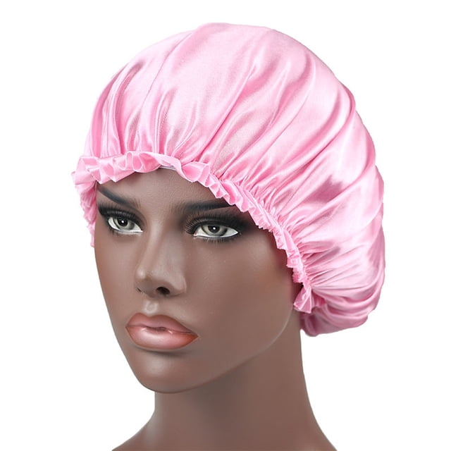 Outils de Beauté Bonnets en Satin pour Femmes Réversibles avec Doublure en Soie, Outils de Beauté pour Femmes