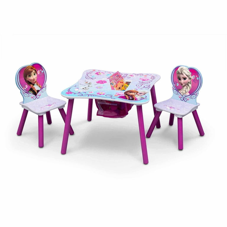 Frozen Toddler Table and Chair Set with Storage