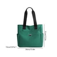 thumbnail image 3 of Bolsa de viaje Bolsa de hombro de gran capacidad Moda casual Portátil Elegante para el trabajo (Verde) Likrtyny  Para Estrenar, 3 of 6